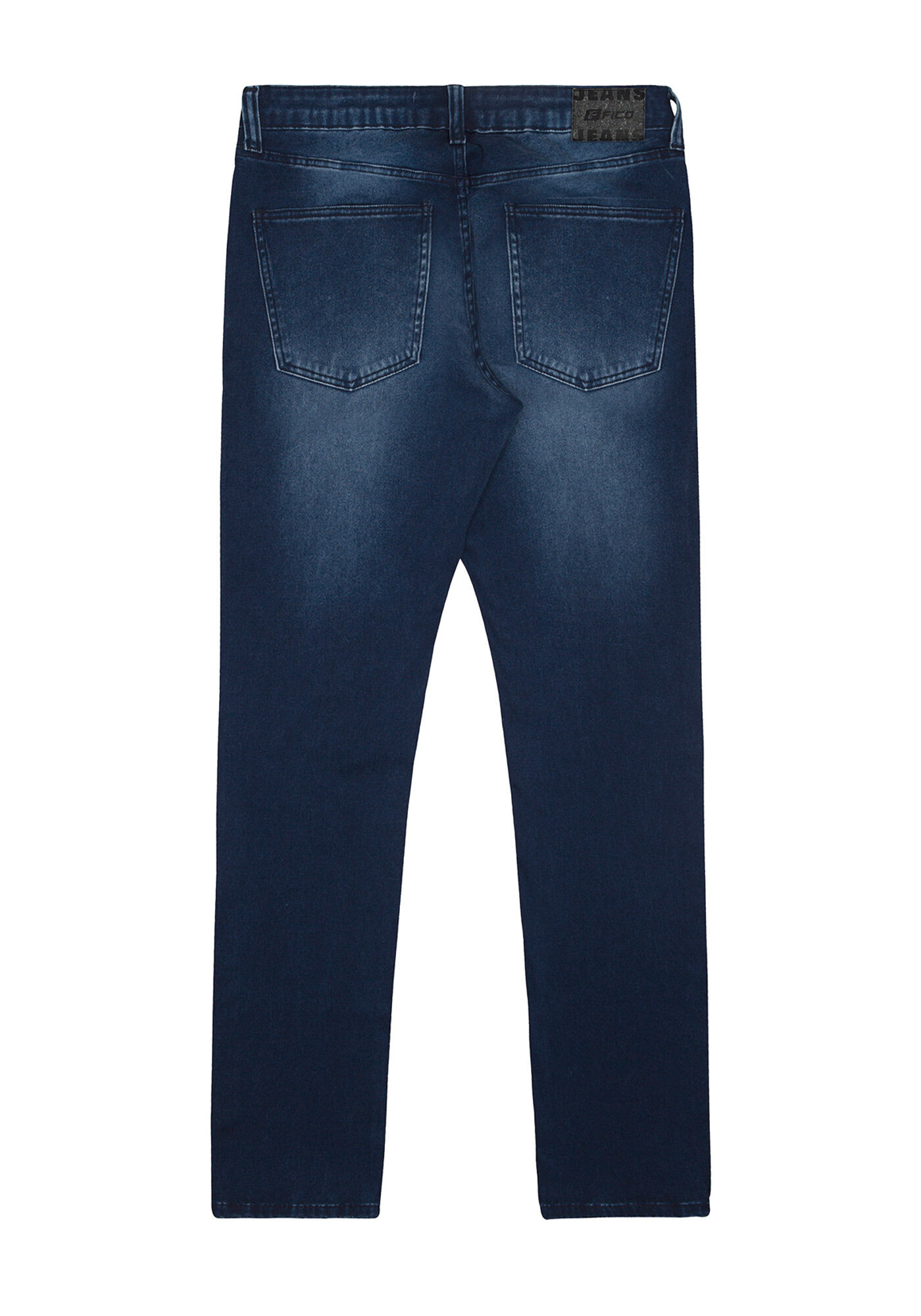 Cal&ccedil;a Jeans Slim Com Bolsos Funcionais E Elastano, JEANS, large.