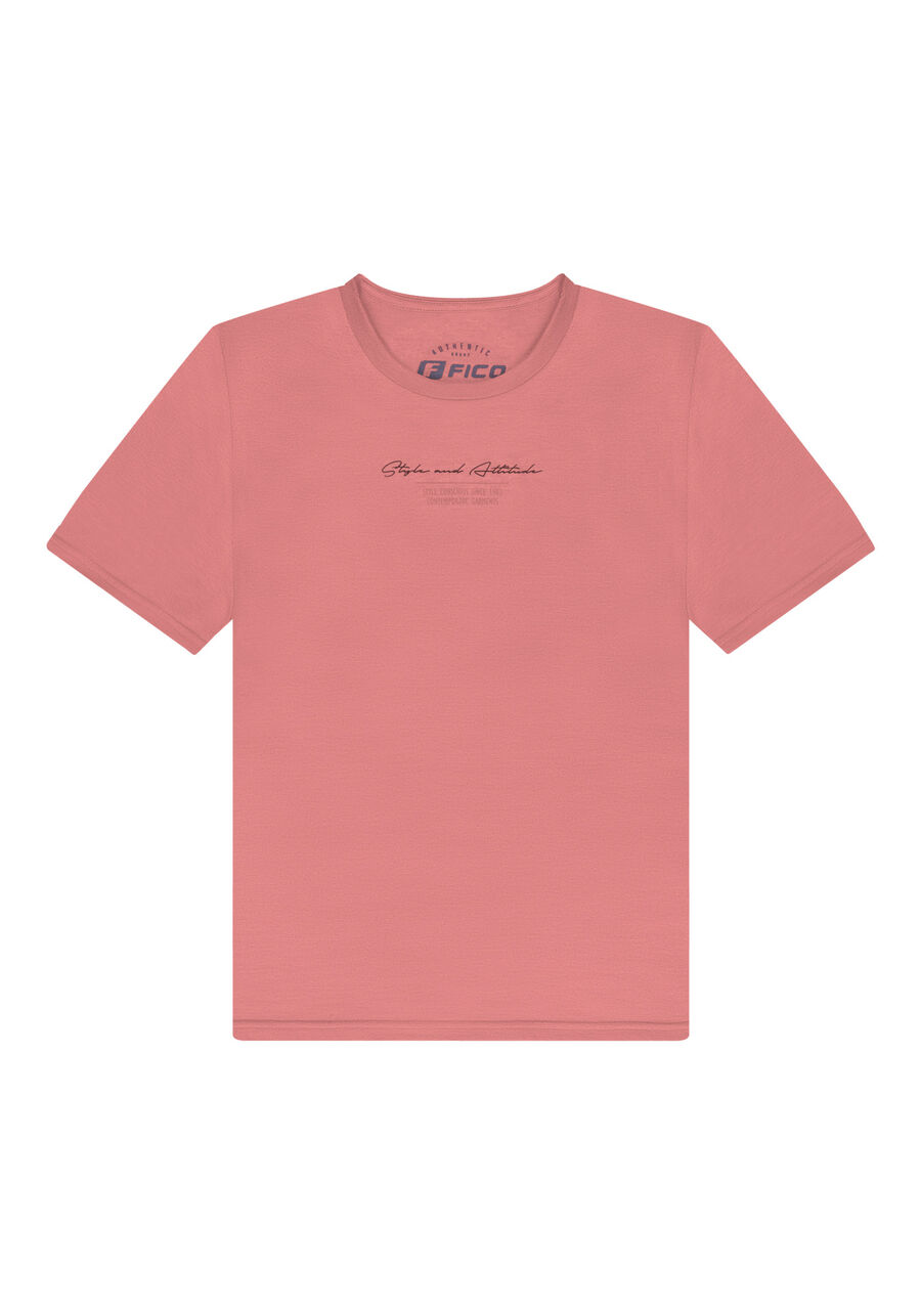 Camiseta Juvenil Com Mangas Curtas E Estampa Em Malha, ROSA ASTRO. Camiseta Juvenil Com Mangas Curtas E Estampa Em Malha, ROSA ASTRO, large.
