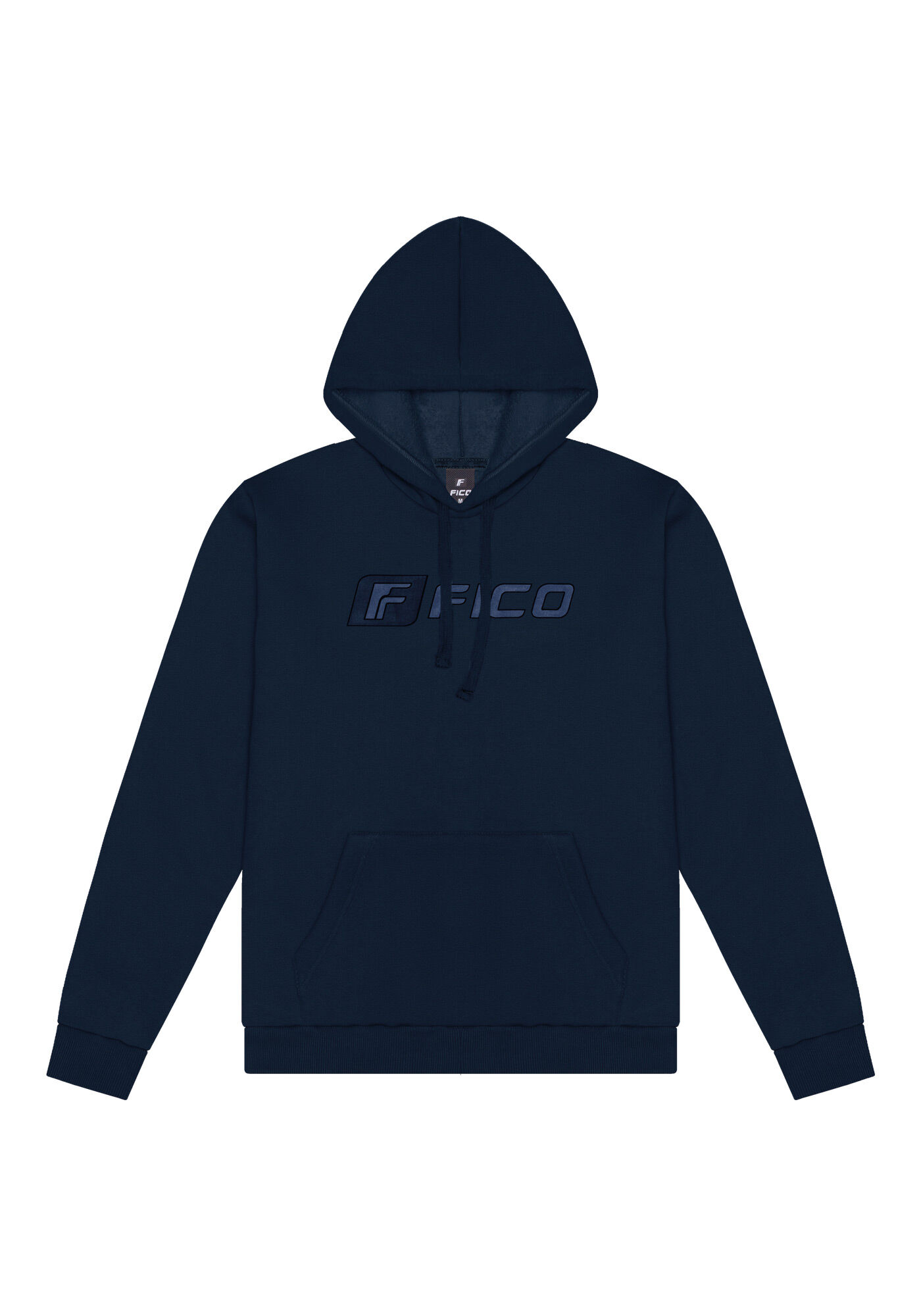 Blus&atilde;o Com Capuz E Bolsos Em Moletom Peluciado, MARINHO IMPERIO, large.