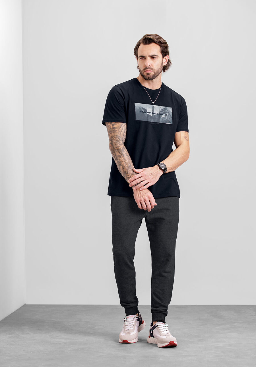Camiseta Masculina com Estampa San Francisco, MARINHO IMPERIO. Camiseta Masculina com Estampa San Francisco, MARINHO IMPERIO, large.