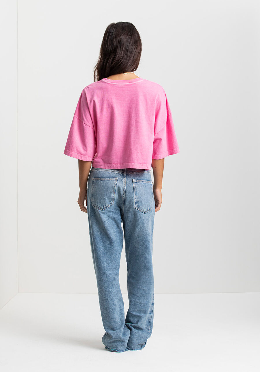 Blusa Feminina Estampada Fico Legacy, ROSA ALLURE. Blusa Feminina Estampada Fico Legacy, ROSA ALLURE, large.