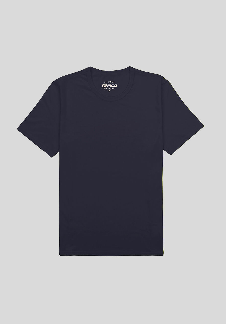 Camiseta Manga Curta Masculina Básica, CINZA NOTI. Camiseta Manga Curta Masculina Básica, CINZA NOTI, large.