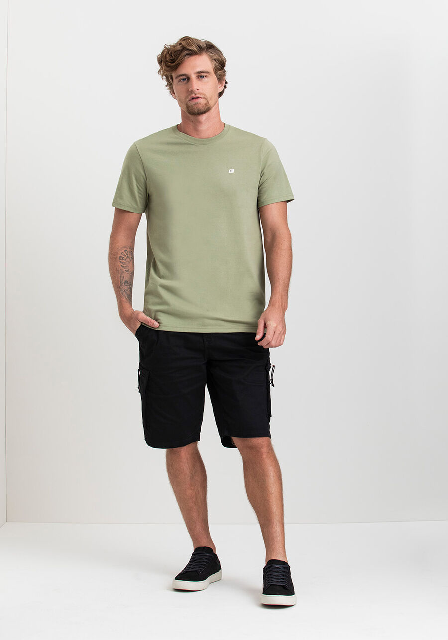 Camiseta Masculina Estampa Costas Fico Legacy, VERDE CORAL. Camiseta Masculina Estampa Costas Fico Legacy, VERDE CORAL, large.