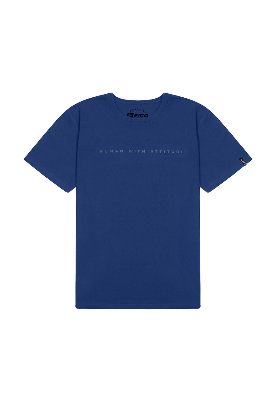 Camiseta Masculina em Meia Malha com Manga Curta, MARINHO INLE. Camiseta Masculina em Meia Malha com Manga Curta, MARINHO INLE, large.