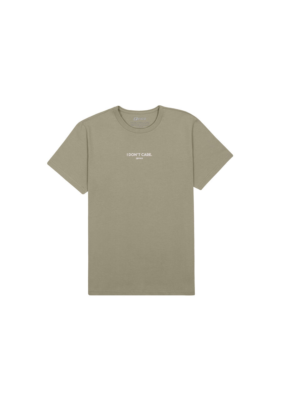 Camiseta Juvenil em Malha com Detalhe Estampa, BEGE PANAMA. Camiseta Juvenil em Malha com Detalhe Estampa, BEGE PANAMA, large.
