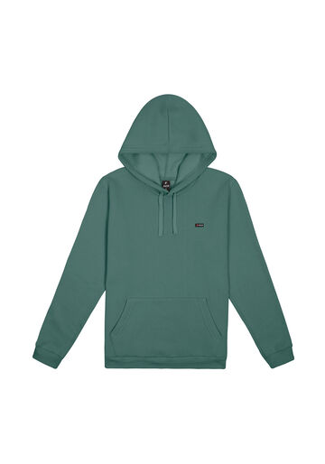 Blusão De Moletom Com Capuz E Bolsos Funcionais, VERDE LIVE. Blusão De Moletom Com Capuz E Bolsos Funcionais, VERDE LIVE, large.