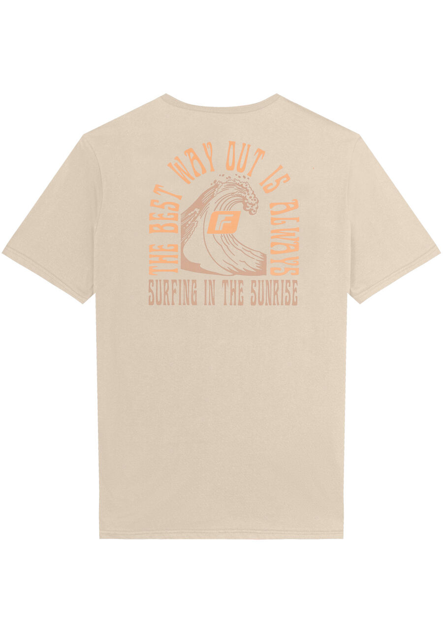 Camiseta Com Estampas Em Meia Malha Penteada De Algodão, BEGE SYSTEM. Camiseta Com Estampas Em Meia Malha Penteada De Algodão, BEGE SYSTEM, large.