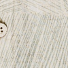 Camisa De Mangas Curtas Em Tecido Plano Com Linho, RAFF VERDE, swatch.