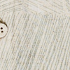 Camisa Juvenil De Mangas Curtas Em Tecido Plano Com Linho, RAFF VERDE, swatch.